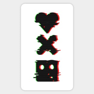 L D R - glitch Sticker